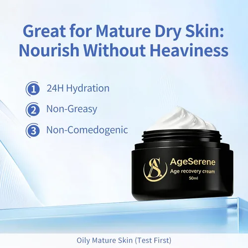 Vista 6 de Crema de noche antienvejecimiento para cara, con péptidos y Pro-xilano, crema antiarrugas para mujeres y hombres, hidratante facial de colágeno