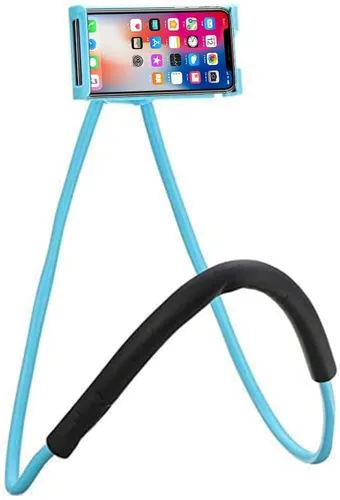 Vista 11 de Soporte universal para teléfono móvil, soporte para teléfono celular perezoso y soporte para teléfono de tableta de cuello Soporte para teléfono