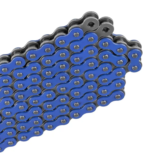 Vista 7 de Caltric Cadena de transmisión azul compatible con Yamaha Fz09 2014 2015 2016