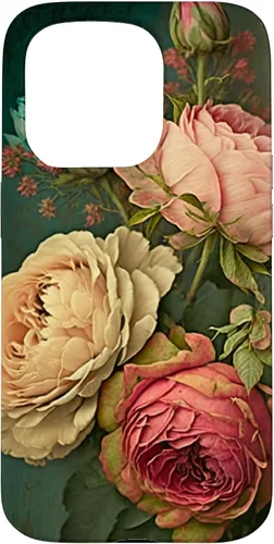 Vista 14 de Boho Shabby Chic Bohemian Roses Vintage Funda con diseño de flores y flores para iPhone 17