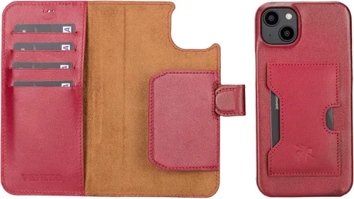 Vista 176 de Venito Florence - Funda de piel compatible con Samsung Galaxy S9, extra segura con bloqueo RFID, cartera desmontable para teléfono (gris decolorado)