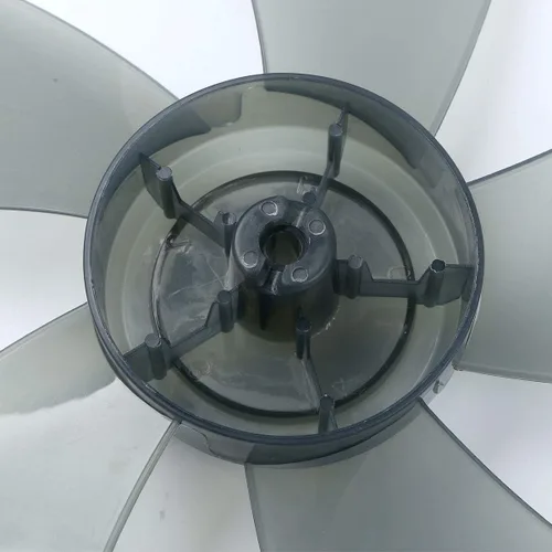 Vista 3 de dPois Repuesto de cuchilla de ventilador de plástico con cubierta de tuerca para ventilador de pie universal, ventilador de mesa, accesorios Gris 5