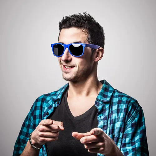 Vista 121 de Suministros para regalos de fiesta de colores neón Paquete de 8 gafas de sol unisex