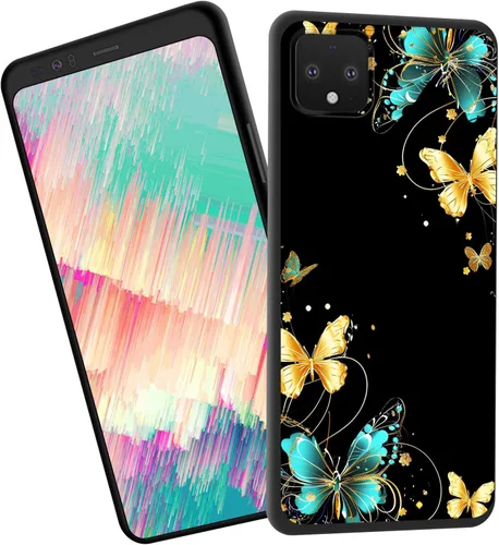 Vista 307 de Funda delgada para Google Pixel 4 XL, funda delgada de silicona de TPU suave a prueba de golpes para Google Pixel 4 XL, astronauta Galaxy