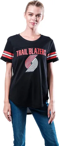 Vista 22 de Ultra Game - Camiseta de malla súper suave oficial de la NBA para mujer