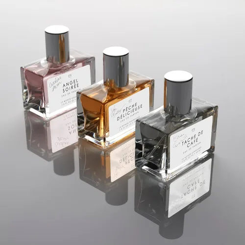 Vista 7 de Le Monde Gourmand Angel Soirée Eau de Parfum - 1 fl oz (30 ml) - Notas de perfume de lichia, malvavisco rosa, leche de rosa