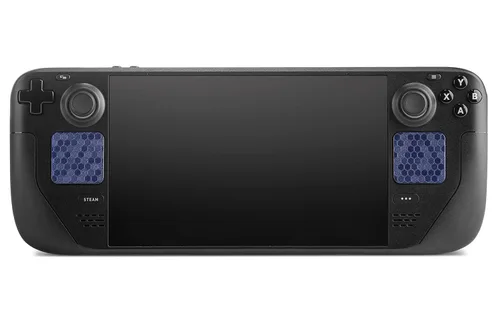 Vista 3 de TouchProtect Steam Deck - Add Style, Tactile Feedback, and Protect your Steam Decks' Trackpads! More than just a skin. (Hex - Blue)