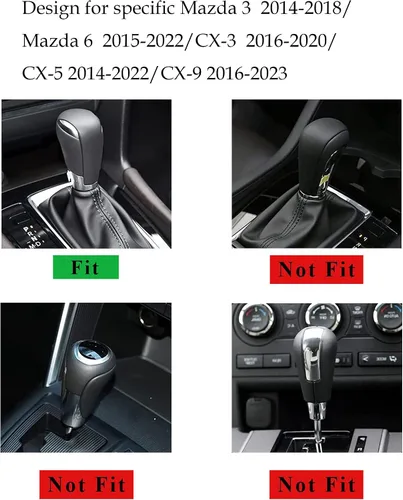 Vista 4 de CONGCONG Cubierta interior de cristal brillante para caja de cambios de mazda, compatible con Mazda 3/Mazda 6/CX-3/CX-5/CX-9
