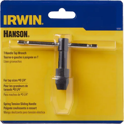 Vista 2 de IRWIN 12001ZR Tap Wrench #0-1/4" T-Handle