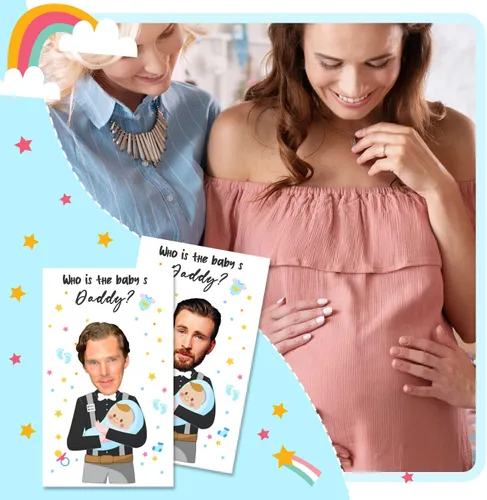 Vista 5 de Divertidas tarjetas de juego para rascar para baby shower, boletos de lotería para rascar para rifa, excelentes ideas de juegos rompehielos