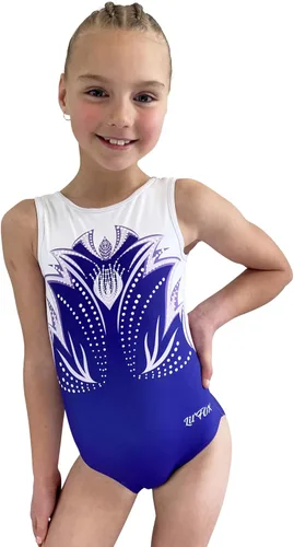Vista 2 de LIL'FOX Leotardos de gimnasia para niñas Baile infantil, vaso, acrobacia, equipo de gimnasia