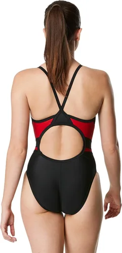 Vista 4 de Speedo Women's Swimsuit One Piece PowerFlex Flyback Solid Adult Team
