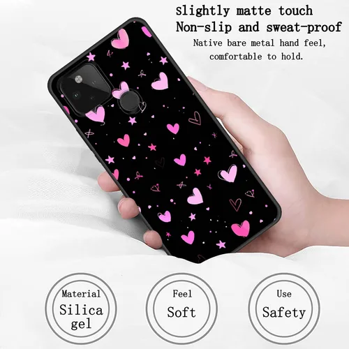 Vista 448 de Funda delgada para Google Pixel 4 XL, funda delgada de silicona de TPU suave a prueba de golpes para Google Pixel 4 XL, astronauta Galaxy