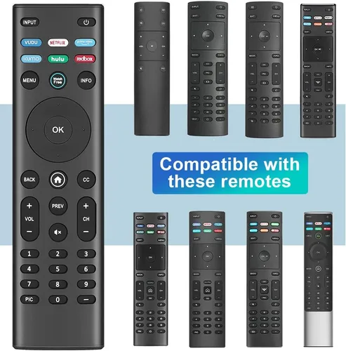 Vista 2 de para control remoto VIZIO Smart TV, para todos los controles remotos VIZIO para Smart TV con WatchFree 1 año de garantía.