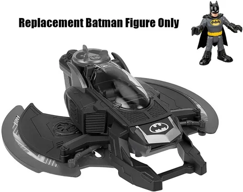 Vista 4 de Imaginext Figura de repuesto GKJ22 - DC Superfriends Batwing Vehicle ~ Figura de Batman de repuesto