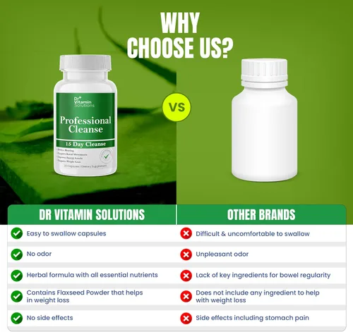 Vista 8 de Dr Vitamins Alivio natural instantáneo de la hinchazón y ayuda intestinal de limpieza durante 15 días, desintoxicación para hombres y mujeres