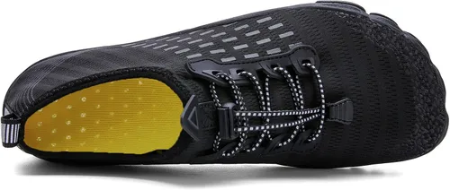 Vista 2 de Whatseaso Zapatos acuáticos para mujeres y hombres, de secado rápido, zapatos descalzos para buceo, natación, surf, aqua, caminar, playa, yoga