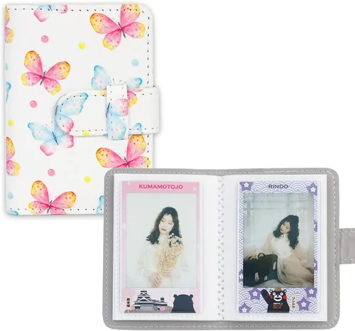 Vista 11 de Mini álbum de fotos de 28 bolsillos para mini película, foto de 2x3, tarjeta de fotos Kpop, álbumes cartera libro para Mini 12 11 40 7+ EVO 90 Alpaca
