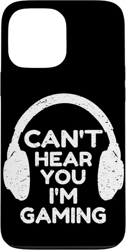 Vista 24 de Gaming Phone Case Gamer Gift Funny Cant Hear You I'm Gaming Case for iPhone 17