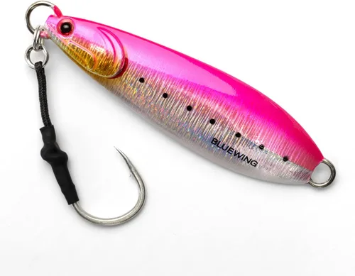 Vista 23 de BLUEWING Señuelos de pesca para agua salada de paso lento, plantillas verticales de 2.82 oz-35.27 oz cebo de hundimiento de peces con gancho de Big