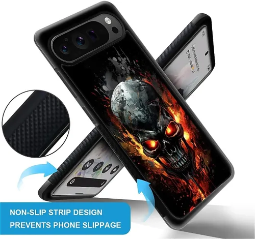 Vista 1277 de Compatible con Google Pixel 4A 5G Mobile Case Creative Acrylic Panel trasero Silicona Protección Grip especialmente diseñado para Google Pixel 4A 5G
