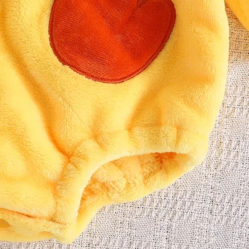 Vista 4 de Disfraz de Halloween para bebé, disfraz de monstruo animal con capucha Yellow Duck