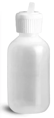 Vista 2 de SKS Bottle & Packaging - Botellas abatibles, botellas vacías de loción, botellas de plástico de 4 onzas con tapas, botellas de viaje de 4 onzas