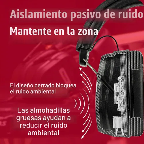 Vista 3 de Superlux HD667 Drummer Auriculares de aislamiento, controladores de 1.575