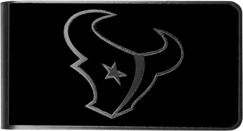 Vista 6 de Siskiyou NFL Unisex Black and Steel Money Clip