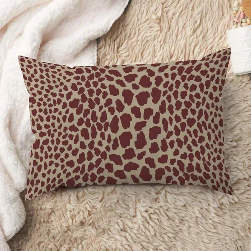 Vista 34 de ArogGeld Funda de almohada de lino azul con estampado de leopardo, diseño de vaca, diseño de animales de granja, color azul marino, guepardo