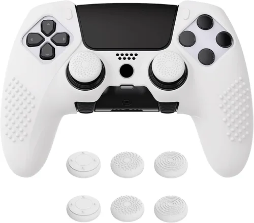 Vista 116 de PlayVital 3D Studded Edition Anti-Slip Silicone Cover Case for ps5 Edge Controller, Soft Rubber Protector Skin for ps5 Edge Wireless Controller with
