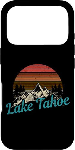 Vista 30 de Lake Tahoe California USA Vintage Souvenir Case for iPhone 16