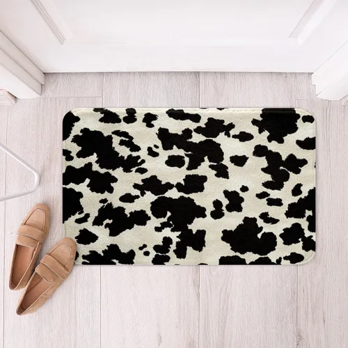 Vista 9 de Feelyou Tapetes de baño estampados, con patrón de sombrero occidental, para niños y niños, vaquera rosa, para ducha, accesorios de baño abstractos