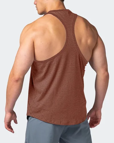 Vista 5 de Lehmanlin Camiseta sin mangas para hombre, con espalda en Y, para gimnasio, fitness, muscular, de secado rápido (paquete de 1 o 3)