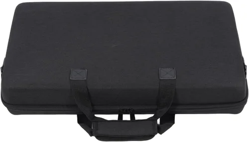 Vista 4 de Alomejor DJ Controller Hard Case, Lightweight Portable EVA Travel Storage Bag with Glossy Double Zip, Built in Buffer Sponge, for DDJ FLX4 DDJ 400