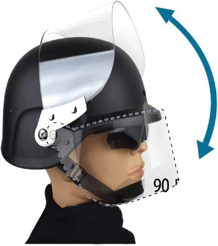 Vista 2 de Casco clásico de protección táctico M88 con protección para gafas