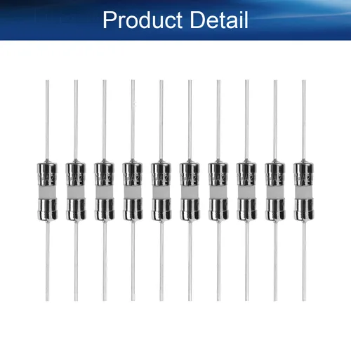Vista 4 de Heyiarbeit Fusible de plomo axial de cerámica de 3.6x10mm/0.14"x0.39" Fusibles de soplado rápido para reemplazar o reparar muchos dispositivos
