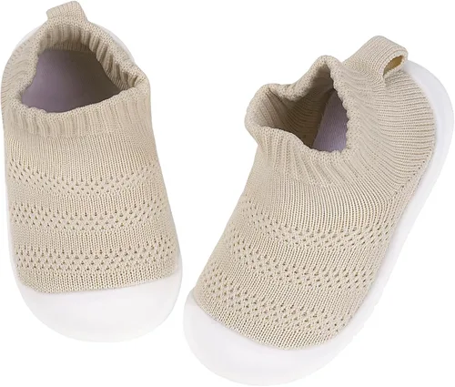 Vista 122 de Zapatos de bebé Pantuflas para niños pequeños, calcetines para niños y niñas, suela antideslizante