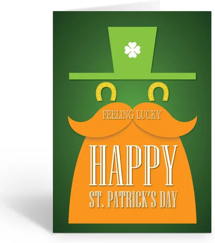 Vista 11 de Stonehouse Collection Surtido de tarjetas de felicitación del día de San Patricio, tarjetas irlandesas de la suerte, trébol, duende, decoraciones