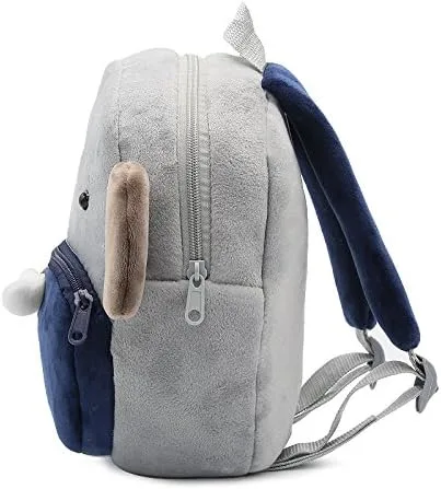 Vista 3 de Mochila linda del niño pequeño rellena animal de dibujos animados mini mochila escolar para niños y niñas