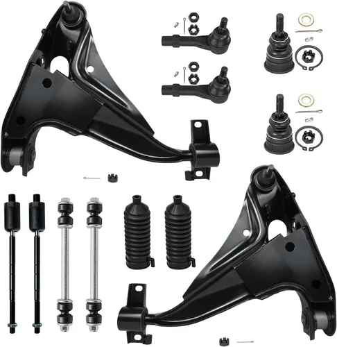 Vista 62 de Detroit Axle - Kit de extremo delantero para Hyundai Sonata XG350 XG300 Kia Optima, 2 brazos de control superiores con juntas de bola, 2 brazos
