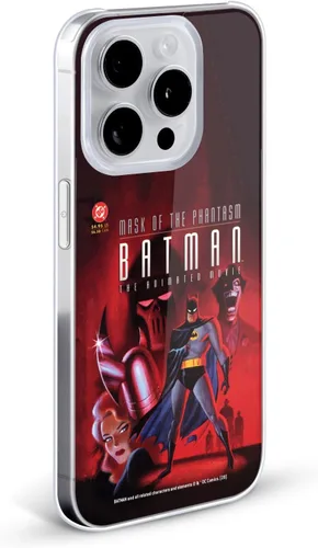 Vista 2 de Head Case Designs Funda rígida con licencia oficial de Batman DC Comics, película animada Phantasm Joker, icónico cómic, compatible con Apple iPhone