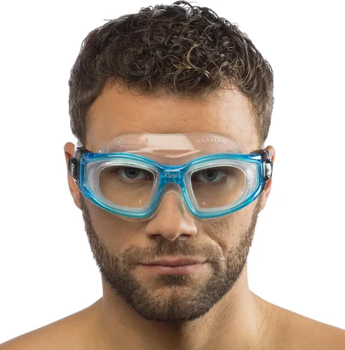 Vista 6 de Cressi Gafas de natación para adultos con lentes de vidrio templado y sin distorsión, Galileo: fabricadas en Italia