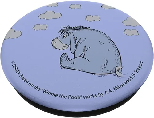 Vista 2 de Disney Winnie The Pooh Eeyore Cloudy Day Portrait PopSockets intercambiables PopGrip
