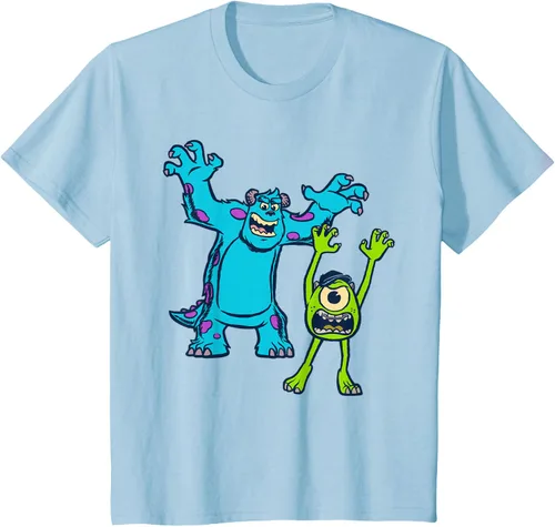 Vista 12 de Camiseta de la Universidad Sulley y Mike de los Monsters de Disney Pixar