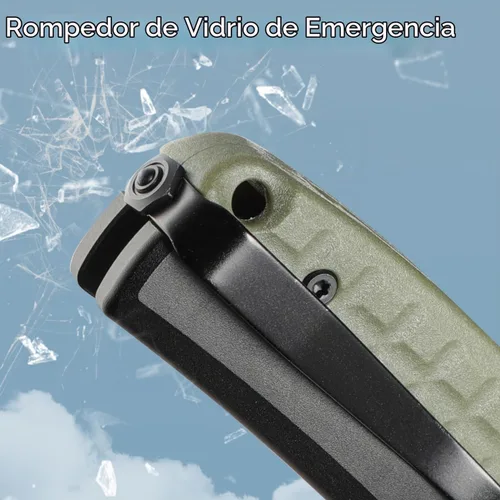 Vista 2 de CIVIVI Sentinel Strike - Cuchillo de bolsillo con rompecristales, cuchillo plegable utilitario para EDC al aire libre, hoja Tanto inversa de 3.7