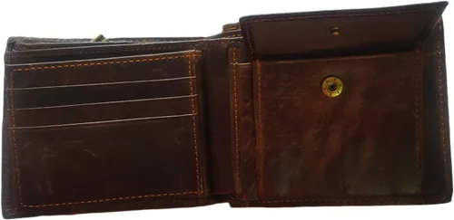 Vista 6 de East Rain - Cartera vertical para hombre, diseño de águila y águila