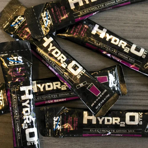 Vista 8 de STS Hydro Stix - Paquetes de polvo de hidratación Acai Berry Reemplazo de electrolitos de una sola porción fácil de abrir – 10 unidades (0.62 onzas)