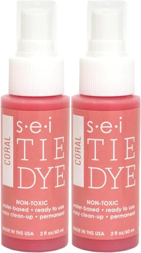 Vista 58 de S.E.I. Botella de Spray de Tie Dye del 4 de Julio: 2oz. Spray de Tinte para Tela No Tóxico, Tinte Permanente para Ropa DIY, Un Paso, Suministros