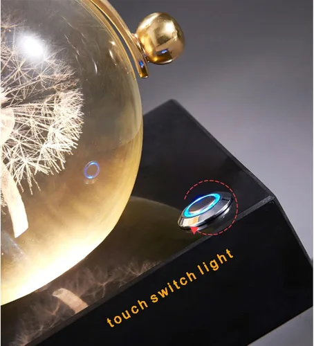 Vista 5 de Estatua china de feng shui, escultura de estatua de animal, adorno luminoso de bola de cristal, adornos decorativos de escritorio para sala